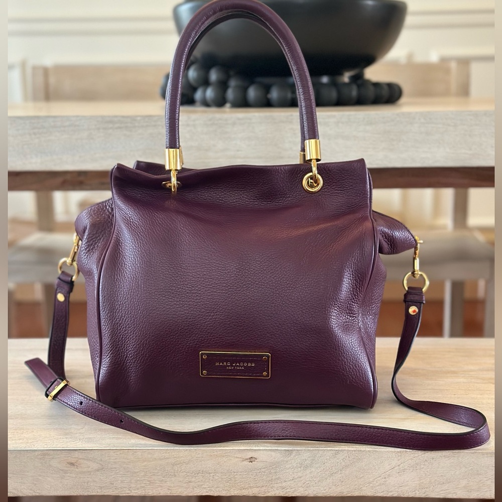 Marc Jacobs plum color handbag